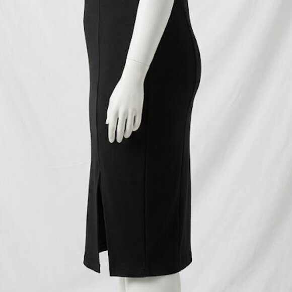 NWOT Torrid Bodycon Midi Dress Women Size Black Cupro Studio Chic 3X - Picture 8 of 16